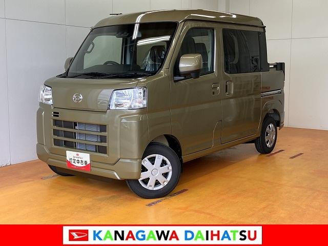 ハイゼットカーゴデッキバンＧサポカーＳワイド適合　エアコン　アクセサリーソケット　コーナーセンサー　Ｐスタート　アイドリングストップ　コーナーセンサー　横滑り防止機能　誤発進抑制機能　電動格納ミラー　パワーウインドウ（神奈川県）の中古車