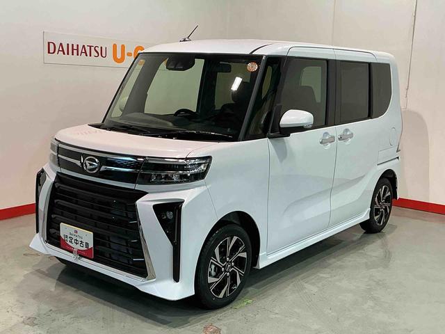 タントカスタムＸキーフリーシステム　ＬＥＤヘッドライト　ＬＥＤフォグランプ　両側電動スライドドア　スマートアシスト　コーナーセンサー　純正アルミホイール　オートライト　運転席助手席シートヒーター（栃木県）の中古車