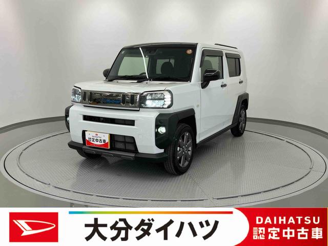 タフトＧターボ　ダーククロムベンチャー　ワンオーナー走行距離無制限１２ヶ月保証付き　衝突軽減Ｂ　Ｂｌｕｅｔｏｏｔｈ対応　Ｒカメラ　ＵＳＢ接続　アダプティブクルコン　禁煙　安全ボディ　レーンキープ　シートヒータ　キーフリーシステム　イモビ　オートライト（大分県）の中古車