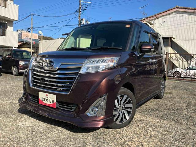 トールカスタムＧ　ＳＡII２ＷＤ　ＣＶＴ　１０００ＣＣ　パノラマモニター　ナビ付き　スマートアシストＩＩ　プッシュボタンスタート　両側電動スライドドア　アイドリングストップ　クルーズコントロール　フォグランプ（福島県）の中古車