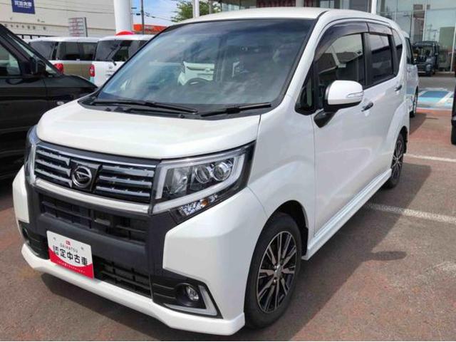ムーヴカスタム X ハイパーSA 4WD 走行距離58953km4WD スマートアシスト プッシュボタンスタート キーフリーシステム アルミホイール オートエアコン カーナビゲーション フロントフォグランプ(山形県)の中古車