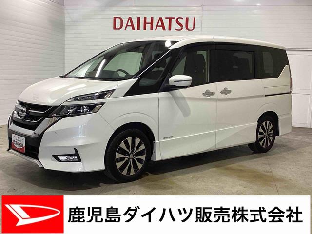 セレナハイウェイスター　ＶセレクションIIインパネシフト　プッシュスタートスイッチ　インテリキー　カーナビ　バックモニター（パノラマモニター）　両側電動スライドドア　アルミホイール　ＡＢＳ（鹿児島県）の中古車