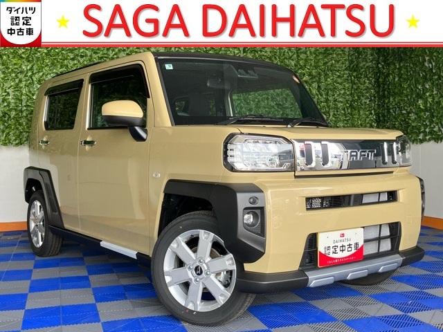 タフトＧ　クロムベンチャーコーナーセンサー・プッシュボタンスタート・ステアリングスイッチ・オートエアコン・キーフリー・アルミホイール・シートヒーター・パワーウィンドウ（佐賀県）の中古車