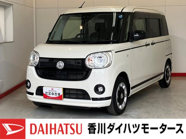 ムーヴキャンバスＧブラックアクセントリミテッドＳＡIII　ナビ／ドラレコワンオーナー　純正ナビ　純正ＥＴＣ　純正ドライブレコーダー　パノラマモニター　両側パワースライドドア　Ｂｌｕｅｔｏｏｔｈ接続　ＵＳＢ入力端子　ＬＥＤヘッドランプ　電動格納ミラー　スマートキー（香川県）の中古車