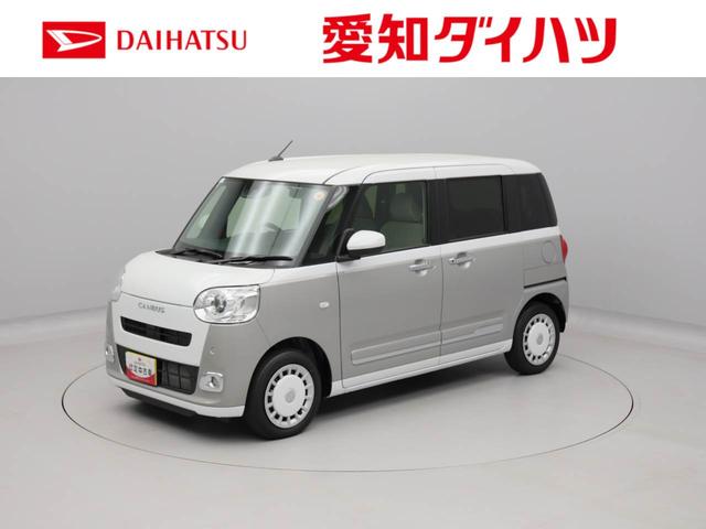 ムーヴキャンバスストライプスＧ　両側電動スライドドアオーディオレス　バックカメラ　ＬＥＤヘッドライト　アイドリングストップ　プッシュスタート　エアバック　ＡＢＳ　ＣＶＴ　キーフリー（愛知県）の中古車