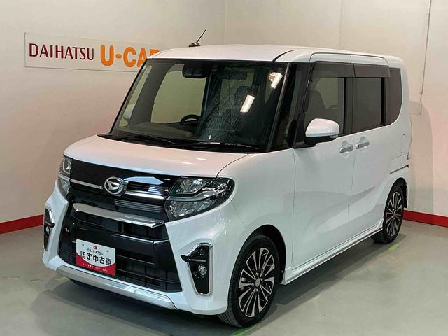 タントカスタムＲＳナビ　バックカメラ　キーフリーシステム　ＬＥＤヘッドライト　ＬＥＤフォグランプ　両側電動スライドドア　スマートアシスト　コーナーセンサー　純正アルミホイール　オートライト　運転席助手席シートヒーター（栃木県）の中古車