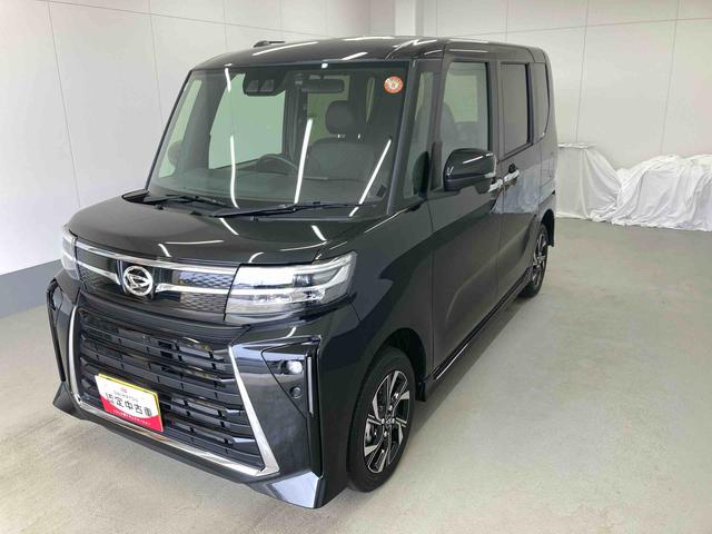 タントカスタムＸリミテッド衝突被害軽減ブレーキ　横滑り防止装置　オートマチックハイビーム　アイドリングストップ　ステアリングスイッチ　オートライト　キーフリーシステム　オートエアコン　ナビ　パノラマカメラ　純正アルミホイール（岐阜県）の中古車