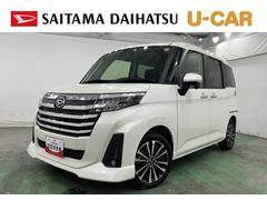 トール 中古車 カスタムＧ　ターボ　走行１８１２１キロ／クリアランスソナー一年保証・走行距離無制限　走行１８１２１キロ　　クリアランスソナー　オートマチックハイビーム　オートライト　ＬＥＤヘッドライト　　シートヒーター　両側電動スライドドア