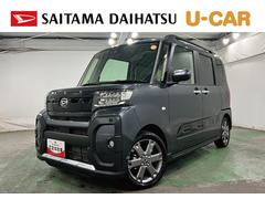 タント 中古車 ファンクロスターボ　走行１０１５８キロ／クリアランスソナー一年保証・走行距離無制限　走行１０１５８キロ　サイドエアバック　クリアランスソナー　オートマチックハイビーム　オートライト　ＬＥＤヘッドライト　ベンチシート　シートヒーター　両側電動スライドドア