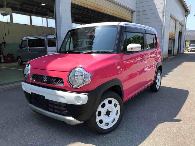 ハスラーG 2WD 走行距離36940km2WD 15インチスチールホイール カーナビ プッシュボタンスタート オートエアコン シートヒーター ベンチシート ワイドバイザー(山形県)の中古車
