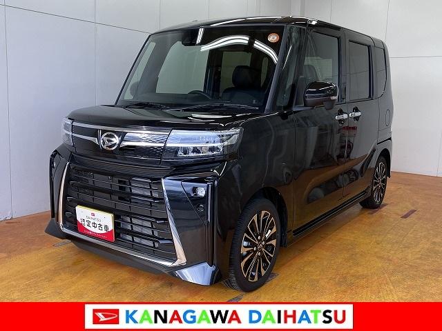 タントカスタムＲＳ　カーナビ　両側オートスライドドアサポカーＳワイド適合　パノラマモニター対応　ミラクルオープンドア　両側オートスライドドア　電動パーキングブレーキ　ステアリングスイッチ　シートヒーター　オートエアコン　コーナーセンサー　キーフリー（神奈川県）の中古車