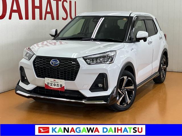 ロッキープレミアムＧ　ＨＥＶ　カーナビ　ドラレコ　ＵＳＢ　ＥＴＣサポカーＳワイド適合　ハイブリッド車　ドラレコ　パノラマモニター対応　電動パーキングブレーキ　ＵＳＢ接続端子　ステアリングスイッチ　全車速追従機能付ＡＣＣ　シートヒーター　Ｓ−ペダル　コーナーセンサー（神奈川県）の中古車