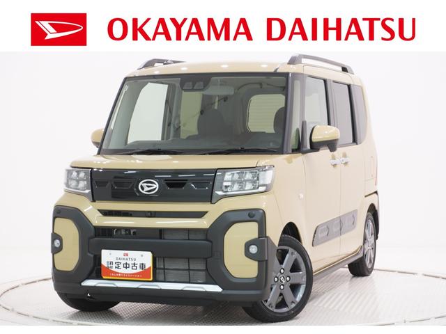 タントファンクロスターボパノラマモニター　７インチナビ　両側パワースライドドア　シートヒーター　ＵＳＢ入力端子　Ｂｌｕｅｔｏｏｔｈ　オートライト　キーフリー　アイドリングストップ　ティーゼットデオプラス（岡山県）の中古車