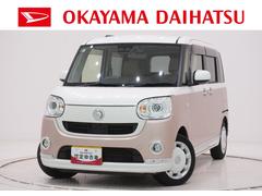 ムーヴキャンバス 中古車 Ｇメイクアップ　ＳＡ３両側パワースライドドア　オートライト　キーフリー　アイドリングストップ　電動格納式ドアミラー　衝突被害軽減システム　レーンアシスト　オートマチックハイビーム　ティーゼットデオプラス