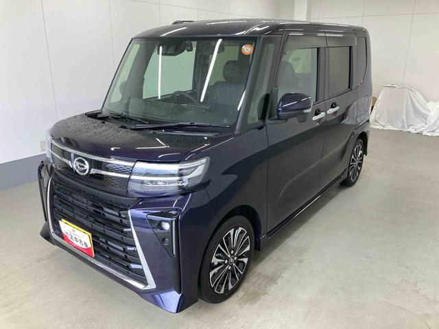 タントカスタムＲＳ衝突被害軽減ブレーキ　横滑り防止装置　オートマチックハイビーム　アイドリングストップ　ステアリングスイッチ　オートライト　キーフリーシステム　オートエアコン　両側電動スライドドア　純正アルミホイール（岐阜県）の中古車