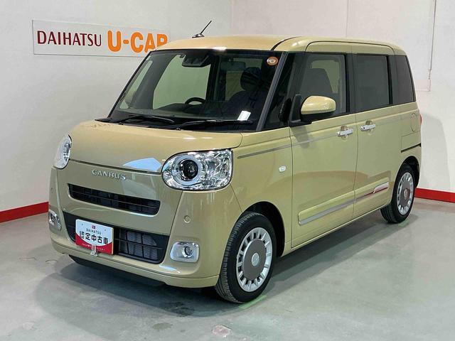 ムーヴキャンバスセオリーＧターボディスプレイオーディオ　パーキングセンサー　パノラマモニター　ワンオ−ナ−　シ−トヒ−タ−　両側パワースライドドア　ＥＴＣ車載器　車線逸脱警報　スマ−トキ−　ＬＥＤヘッドライト（栃木県）の中古車