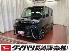 タント 中古車 カスタムＸ届出済未使用車　元展示車　１オーナー　両側電動スライドドア　衝突被害軽減システム　電動格納式ミラー　シートヒーター　ＬＥＤヘッドライト　アイドリングストップ　スマートキー　レーンアシスト　オートライト