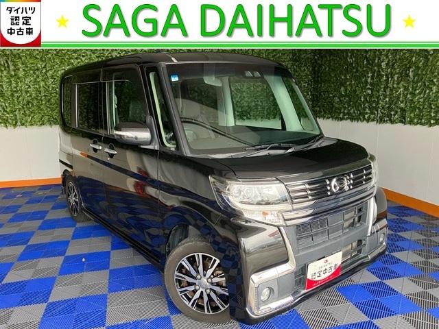 タントカスタムＸ　トップエディションＳＡIII外装ワケあり車・両側電動スライドドア・バックモニター・プッシュボタンスタート・ステアリングスイッチ・オートエアコン・キーフリー・ベンチシート・運転席シートヒーター・パワーウィンドウ（佐賀県）の中古車