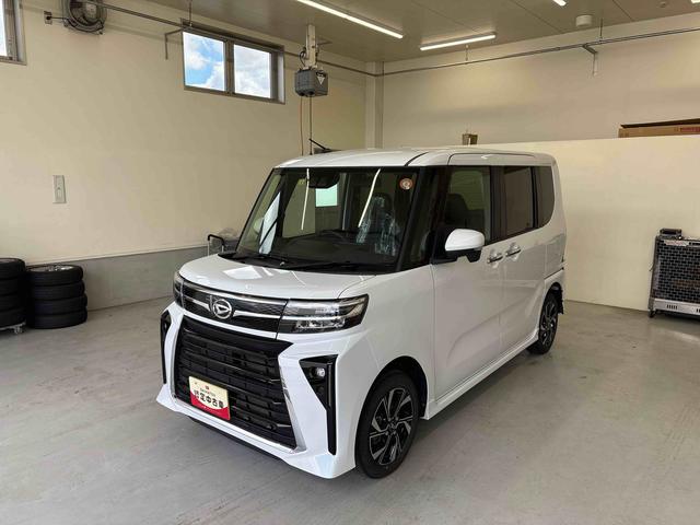 タントカスタムＸ４ＷＤ　ディスプレイオーディオ　バックカメラ　ＬＥＤヘッドライト／フォグランプ　オートエアコン／ライト／ハイビーム／電動ドアミラー　コーナーセンサー　両側電動スライドドア　ＥＴＣ　両側シートヒーター（秋田県）の中古車