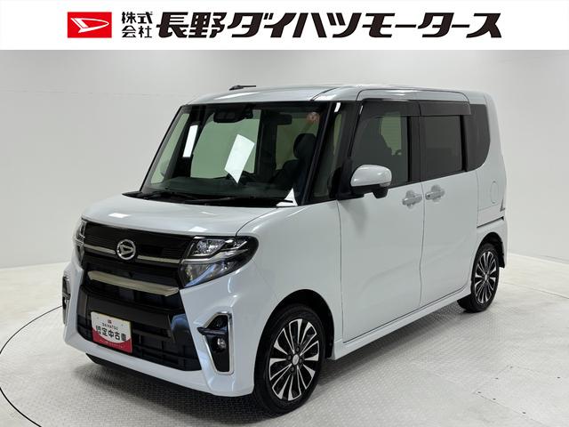 タントカスタムＲＳセレクションターボ　ドラレコ　ＥＴＣ　追従機能　純正ナビ　バックカメラ　Ｂｌｕｅｔｏｏｔｈ　フルセグ　ハンズフリー通話　ＵＳＢソケット　両側電動スライドドア　両側シートヒーター　ＬＥＤ　オートライト　スマアシ（長野県）の中古車