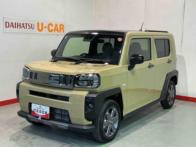 タフトG ダーククロムベンチャータバコ臭 シートヒータ付き 衝突軽減ブレーキ 電格ミラー 1オ−ナ− 車線逸脱警報装置 コーナーソナー キーフリーシステム LEDヘッドライト アイドリングストップ オートライト オートハイビーム(栃木県)の中古車