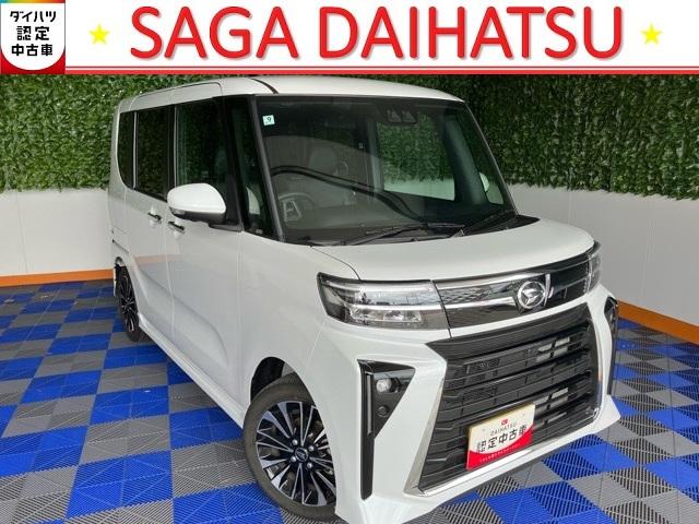 タントカスタムＲＳ両側電動スライドドア・プッシュボタンスタート・エコアイドル・ステアリングスイッチ・コーナーセンサー・オートエアコン・全周囲カメラ対応・キーフリーシステム・パワーウィンドウ（佐賀県）の中古車