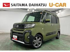 タント 中古車 ファンクロスターボ　走行３２５０８キロ／クリアランスソナー一年保証・走行距離無制限　走行３２５０８キロ　サイドエアバック　クリアランスソナー　オートマチックハイビーム　オートライト　ＬＥＤヘッドライト　ベンチシート　シートヒーター　両側電動スライドドア