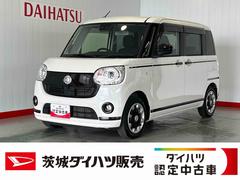 ムーヴキャンバス 中古車 ＧブラックアクセントＶＳ　ＳＡＩＩＩダイハツ認定中古車ｌ純正ナビｌ全方位／バックカメラｌ両側電動スライドドアｌオートエアコンｌシートヒーターｌドラレコｌ保証／整備付