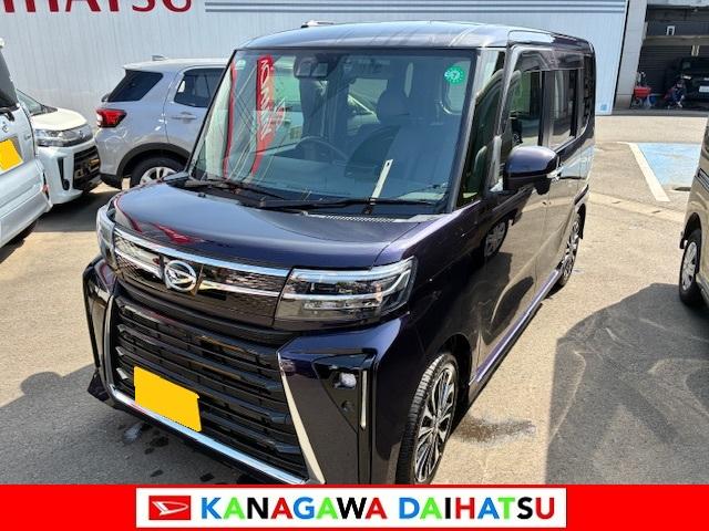 タントカスタムＲＳサポカーＳワイド適合　ドラレコ　ミラクルオープンドア　両側オートスライドドア　電動パーキングブレーキ　ステアリングスイッチ　シートヒーター　オートエアコン　コーナーセンサー　キーフリー（神奈川県）の中古車