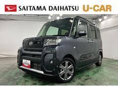 タント 中古車 ファンクロスターボ　走行１１４６４キロ／クリアランスソナー一年保証・走行距離無制限　走行１１４６４キロ　サイドエアバック　クリアランスソナー　オートマチックハイビーム　オートライト　ＬＥＤヘッドライト　ベンチシート　シートヒーター　両側電動スライドドア