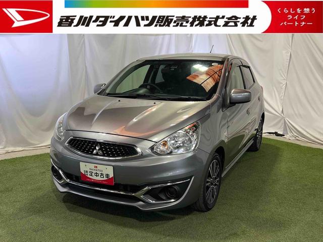 ミラージュＭナビ　ドラレコ　ＥＴＣ　キーフリー　ＴＶ　ラジオ　オートエアコン　取扱説明書　保証書　認定中古車　ＣＶＴ　１２００（香川県）の中古車