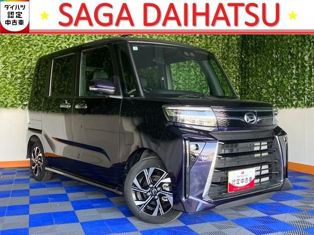 タントカスタムＸ両側電動スライドドア・プッシュボタンスタート・ステアリングスイッチ・オートエアコン・キーフリーシステム・シートヒーター・全周囲カメラ対応・アルミホイール・パワーウィンドウ（佐賀県）の中古車