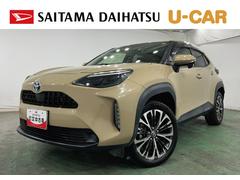 ヤリスクロス 中古車 ハイブリッドＺ　走行２６４９３キロ／フルセグナビ／ドラレコ１年保証距離無制限　走行距離２６４９３キロ　フルセグナビ　バックカメラ　ブルートゥース　ドラレコ　純正マット　サイドエアバッグ　ＬＥＤヘッドランプ　電動格納式ドアミラー　シートヒーター