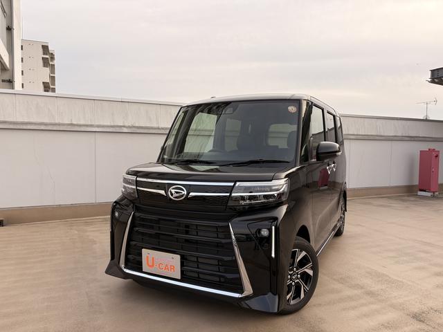 タントカスタムＸ両側電動スライドドア、デモカーＵＰ　純正アルミホイール　中古車１年保証　走行距離１，３００キロ（東京都）の中古車