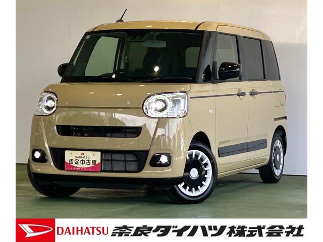 ムーヴキャンバスセオリーＧターボディスプレイオーディオ　衝突被害軽減ブレーキ　コ−ナ−センサ−　両側電動スライドドア　全車速追従機能付ＡＣＣ　電動パーキング　アイドリングストップ機能　シ−トヒ−タ−　バックカメラ　ＬＥＤヘッドライト（奈良県）の中古車