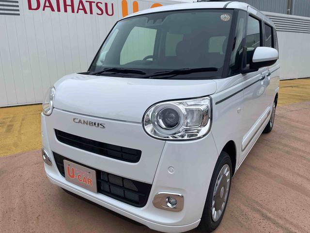 ムーヴキャンバスセオリーＧ　両側電動パワースライドドア　キーフリーワンオーナー　禁煙車　キーフリー　両側パワースライドドア　運転席助手席シートヒーター　オートエアコン　パワーウィンドウ　電動パーキングブレーキ　衝突回避支援ブレーキ　誤発進抑制制御機能（埼玉県）の中古車