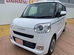 ムーヴキャンバス 中古車 セオリーＧ　両側電動パワースライドドア　キーフリーワンオーナー　禁煙車　キーフリー　両側パワースライドドア　運転席助手席シートヒーター　オートエアコン　パワーウィンドウ　電動パーキングブレーキ　衝突回避支援ブレーキ　誤発進抑制制御機能