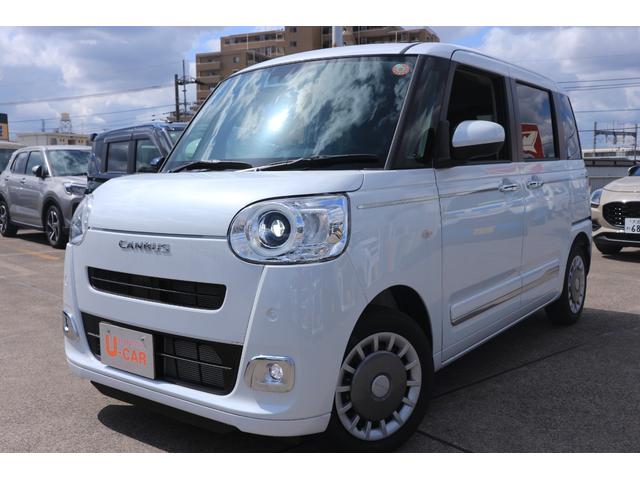 ムーヴキャンバスセオリーＧ　当店使用サービスカーＵＰ車左右パワースライドドア・左右シートヒーター・クリアランスソナー・バックカメラ付（埼玉県）の中古車