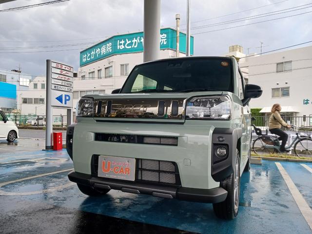 タフトＧターボダーククロムベンチャー／カーナビ／バックカメラ１年保証・走行距離無制限　走行５６キロ　カーナビ　Ｂｌｕｅｔｏｏｔｈ　バックカメラ　マット付　ＬＥＤヘッドランプ　アイドリングストップ　プッシュボタンスタート　電動格納式ミラー　オートクルーズ（埼玉県）の中古車