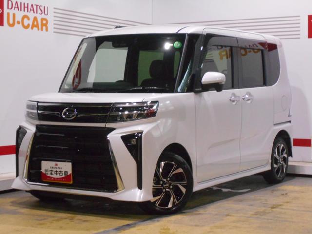 タントカスタムX 純正ナビ ドラレコ パノラマモニター装着2023年モデル ダイハツ純正ワイドエントリーメモリーナビ ドライブレコーダー パノラマモニター 装着車(福井県)の中古車