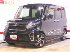 タント 中古車 カスタムＲＳ　４ＷＤ　純正ナビ　ドラレコ　パノラマモニター２０２１年モデル　ダイハツ純正９インチメモリーナビ　ドライブレコーダー　パノラマモニター　ＴＶコントロールキット　純正リモコンエンジンスターター　装着車