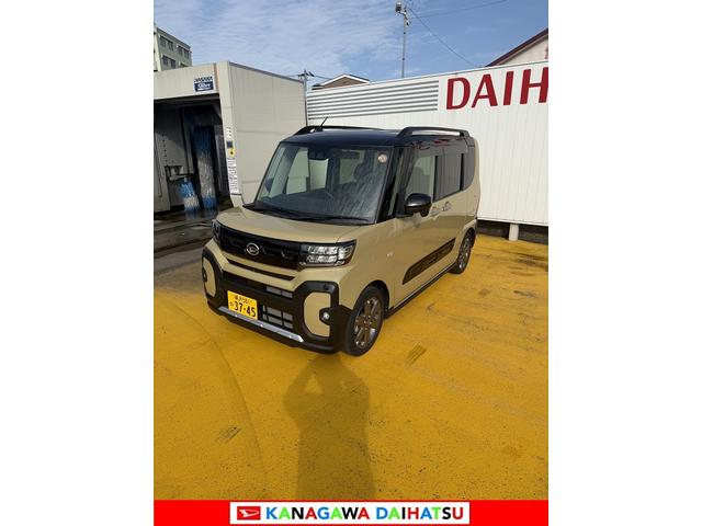 タントファンクロスターボ　ナビ　ドラレコ　両側オートスライドドアサポカーＳワイド適合　ナビ　ドラレコ　ミラクルオープンドア　マルチインフォメーションディスプレイ　電動パーキングブレーキ　ステアリングスイッチ　Ｐスタート　両側オートスライドドア　キーフリー（神奈川県）の中古車