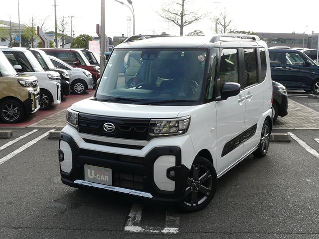 タントファンクロスターボターボ車　アルミホイール　セキュリティアラーム　スモークガラス　キーフリーシステム　走行距離１９ｋｍ（福岡県）の中古車