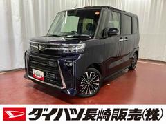タント 中古車 カスタムＲＳ届出済未使用車　元展示車　衝突被害軽減システム　禁煙　両側電動スライドドア　シートヒーター　スマートキー　ＬＥＤヘッドランプ　オートライト　オートマチックハイビーム　運転席エアバッグ　助手席エアバッグ