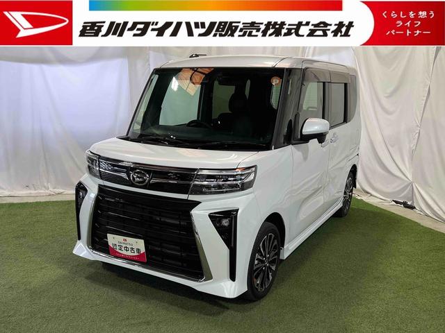 タントカスタムＲＳ４ＷＤ　純正ナビ　ドラレコ　ＥＴＣ　バックカメラ　ＴＶ　ラジオ　クルコン　両側パワースライドドア　ピラーレス　ステアリングスイッチ　サンシェード　シートテーブル　認定中古車　ＣＶＴ　６６０（香川県）の中古車