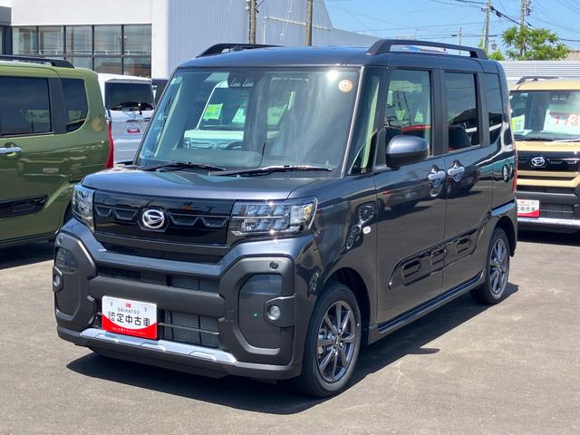 タントファンクロス１４インチアルミホイール　フルＬＥＤヘッドランプ　オート格納式カラードドアミラー　両側パワースライドドア　キーフリーシステム　プッシュボタンスタート（静岡県）の中古車