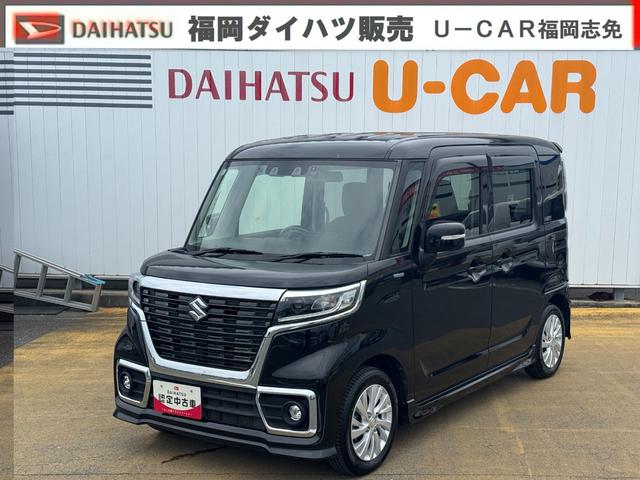 スペーシアカスタムハイブリッドＧＳ純正フルセグナビ　ＥＴＣ　前後ドラレコ　シートヒーター（福岡県）の中古車