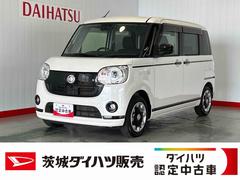 ムーヴキャンバス 中古車 ＧブラックアクセントＶＳ　ＳＡＩＩＩダイハツ認定中古車ｌ両側電動スライドドアｌｌ純正ナビｌパノラマモニターｌスマートアシストｌキーフリーｌシートヒーターｌエアバッグｌオートエアコンｌ保証／整備付