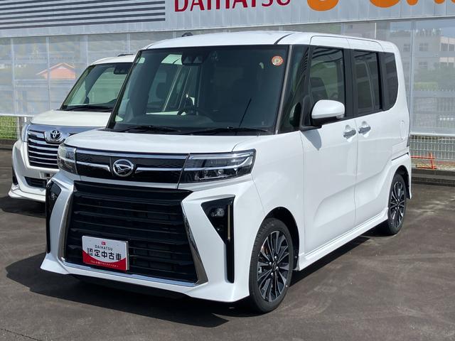 タントカスタムＲＳ１５インチアルミホイール　キーフリーシステム　プッシュボタンスタート　オートエアコン（プッシュ式）　フルＬＥＤヘッドランプ　オート格納式カラードドアミラー　本革巻ステアリングホイール（静岡県）の中古車