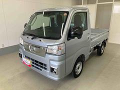 ハイゼットトラック 中古車 ＥＸＴ衝突被害軽減ブレーキ　横滑り防止装置　オートマチックハイビーム　アイドリングストップ　キーフリーシステム　エアコン　エアバッグ　パワーウィンドウ　マニュアルレベリング　オートライト　スペアタイヤ